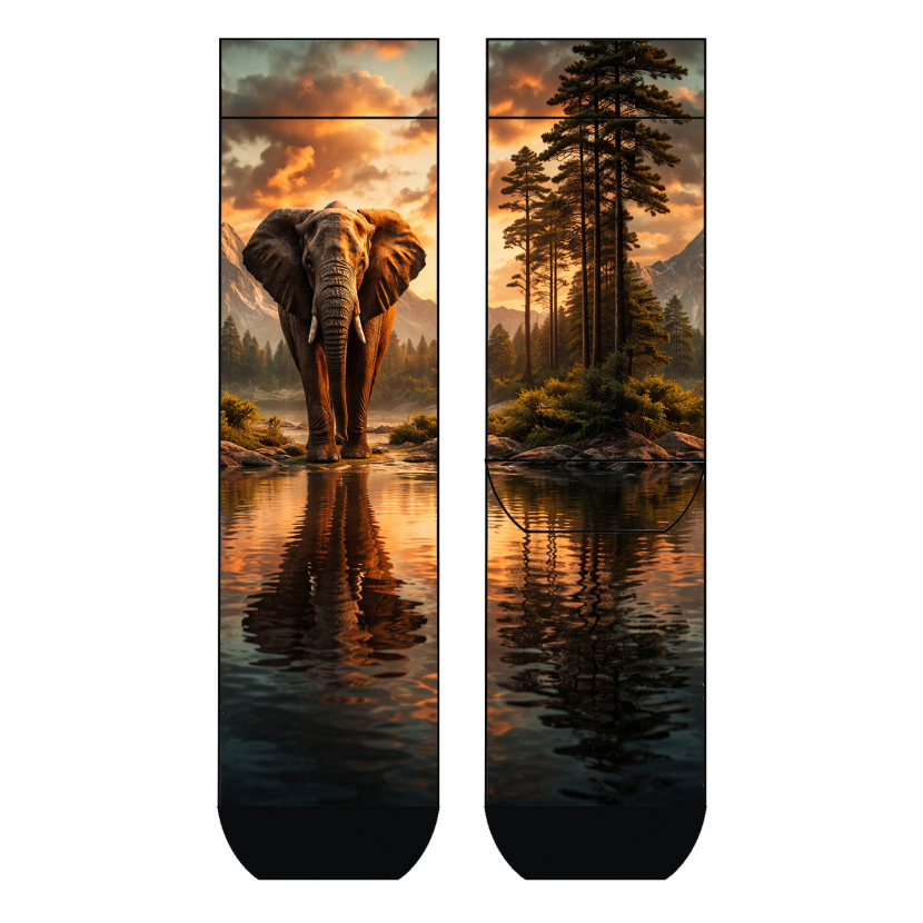 Cool 7 - Unisex One Size (41/46) - Print Socken - Runddruck Motiv: C5620